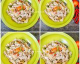 Foto langkah ke 3 dari resep Tumis Praktis 3 Bahan (Tahu Tempe & Ikan Asin).