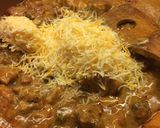 A picture of step 5 of Chili Chicken Rice Casserole.