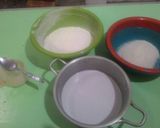 Foto langkah ke 2 dari resep Kue Lapis disco Tapioka 💃🎶.