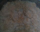 A picture of step 4 of Gujrati masala puri with aloo sabji.