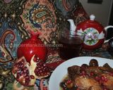 A picture of step 8 of Nar Qovurmasi نارقورماسی.