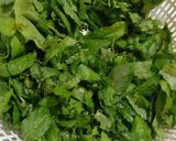 A picture of step 1 of Mint sauce.