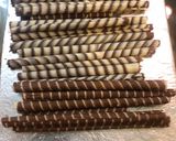 A picture of step 5 of Chocolate cigars.