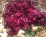 Foto del paso 4 de la receta: Guiso  de lentejas, remolacha, hierbas aromáticas y agua de mar