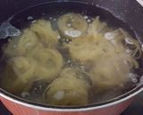 A picture of step 1 of Alfredo Fettuccine Pasta with crispy chicken topping.