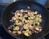 A picture of step 2 of Quick Prawn Orzo.