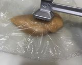 A picture of step 2 of Tawa chicken steak.