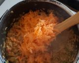 A picture of step 4 of Tortila, lentil samosa.