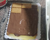 Foto del paso 5 de la receta: Tarta de galletas, chocolate y natillas
