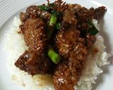 A picture of step 14 of Mongolian Beef.