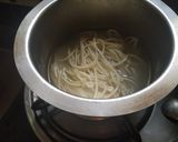 A picture of step 1 of Thukpa Vegetable Soup.
