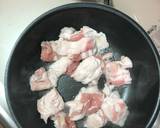 Cah sawi daging babi recipe step 4 photo