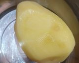 A picture of step 1 of Potato basket chaat.