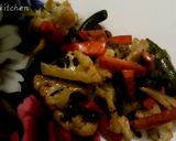 A picture of step 5 of Italian veg sizzler.