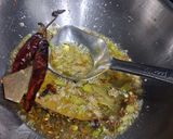 A picture of step 4 of Dahi Aloo sabji.