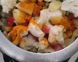 A picture of step 1 of Restaurant style Pav Bhaji.