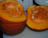 A picture of step 1 of Stuffed spicy pumpkin bread.