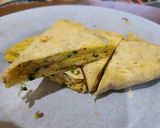 Foto langkah ke 3 dari resep Tortilla Telur Keju.
