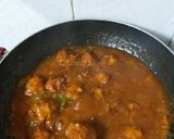 A picture of step 2 of Vegetable Manchurian gravy.
