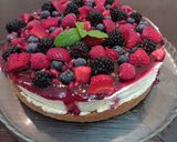 Φωτογραφία βήματος 6 της συνταγής Cheesecake με φρούτα του δάσους