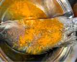 Gambar langkah 2 resipi Ikan Siakap Bakar Sambal.