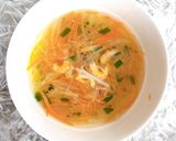 Hình bước làm 1 của món Tôm nấu su hào, cà rốt bào