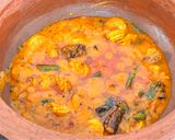 A picture of step 4 of Seafood Platter – Mom Special ❤️(Prawns Curry, Fish Cutlet, Fish Fry & Steamed Basmati Rice).
