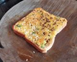 A picture of step 3 of Moong dal healthy triangles.