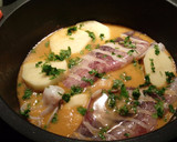 Foto del paso 13 de la receta: Pescado en salsa con patatas y marisco