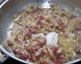 Foto del paso 5 de la receta Alcachofas con jamón y gambas