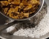 A picture of step 2 of Fried Modak.