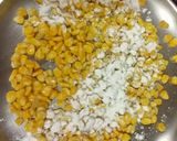 A picture of step 1 of Crispy Corns.