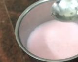 A picture of step 6 of Rose Milk with Gond Katira and Sabja Seeds.