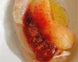 Hình bước làm 1 của món Ức gà áp chảo