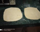 A picture of step 3 of Aloo Parantha in Square shape.