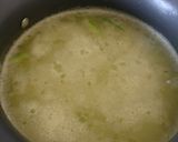 A picture of step 1 of Green mung dal.
