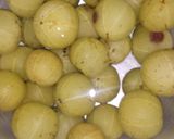 A picture of step 1 of Amla Green chilli Pickle.