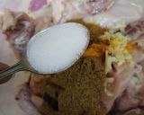 A picture of step 7 of Mughlai Chicken.