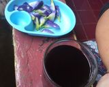 Foto langkah ke 2 dari resep Jeruk Peras ekstrak Bunga telang.