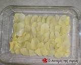 Μενταγιόν μπακαλιάρου στο φούρνο με πατάτες & αρωματικά φωτογραφία βήματος 7