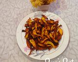 A picture of step 4 of Baked Ripe Jackfruit Chips.