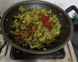 A picture of step 3 of Broccoli fry.