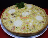 Foto del paso 3 de la receta: Quiche de Salmón y queso de cabra