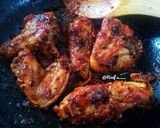 Foto langkah ke 9 dari resep Farrouj Meshwi (Ayam Panggang Arab ala Teflon).