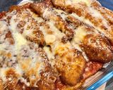 Foto del paso 8 de la receta: Fingers de pollo al horno con mozzarella y parmesano