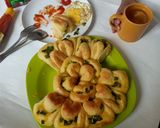 Foto langkah ke 13 dari resep Garlic Flower Bread No Kneed.