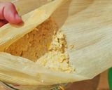 A picture of step 6 of Oat and Sweet Corn Tamales.