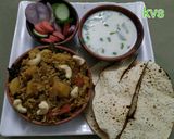 A picture of step 11 of Navratna Shahijahani Khichdi.