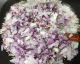 A picture of step 2 of Paneer Makhana Curry.