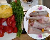 Hình bước làm 2 của món Canh cá khoai nấu chua